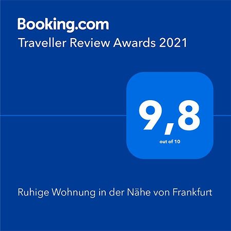 Ruhige Wohnung In Der Naehe Von Frankfurt Келькгайм Екстер'єр фото