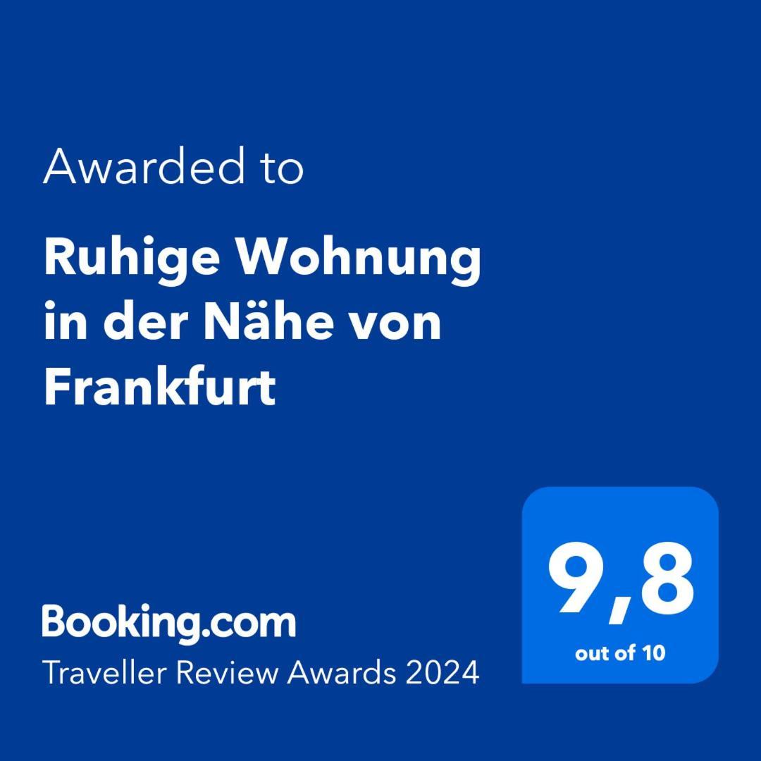 Ruhige Wohnung In Der Naehe Von Frankfurt Келькгайм Екстер'єр фото